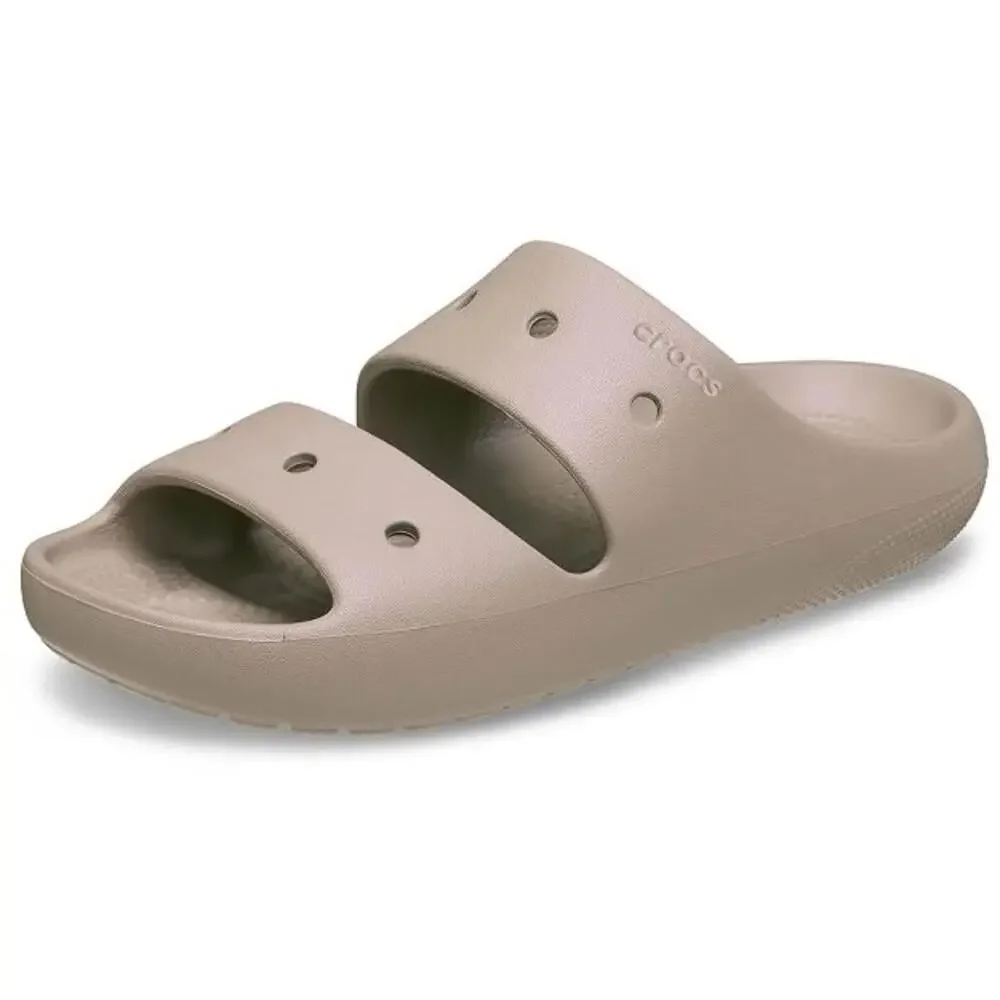 Crocs Classic 209403-214 Sandals Men's US 5 Taupe Open Toe Slip On Slide GBO3398